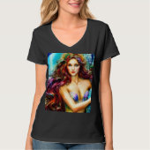 Neptunes Daughter Fantasy Art T-shirt (Voorkant)