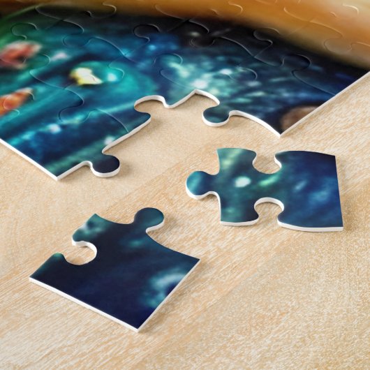 Neptunes dochter Fantasy Mermaid Art Legpuzzel (Zijkant)