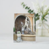 Neptunes fontein briefkaart (Staand voorkant)