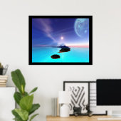 NEPTUNE'S GARDEN PRINT (Thuiskantoor)