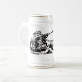Neptune's heerlijke Stein. Bierpul (Voorkant links)