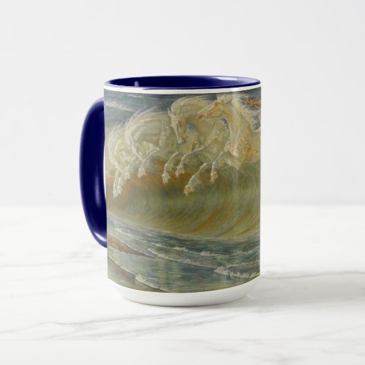 Neptune's Horses by Walter Crane Mok (Voorkant links)