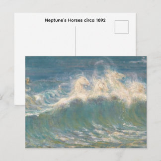 Neptune's Horses circa 1892 Briefkaart