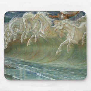 Neptunes Horses Mousepad Muismat