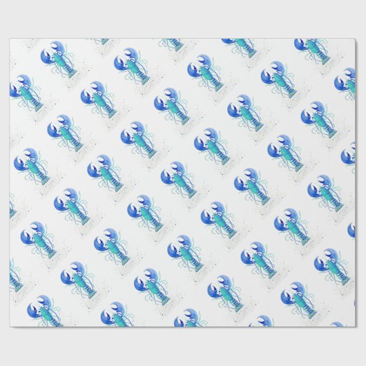 Neptunes Lobster Cadeaupapier (Vlak)