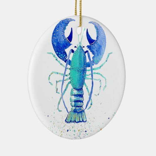 Neptunes Lobster Keramisch Ornament (Rechts)
