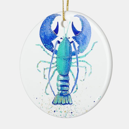 Neptunes Lobster Keramisch Ornament (Links)