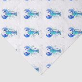 Neptunes Lobster Tissuepapier (Detail)