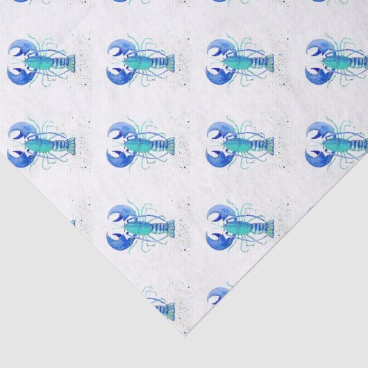 Neptunes Lobster Tissuepapier (Detail)