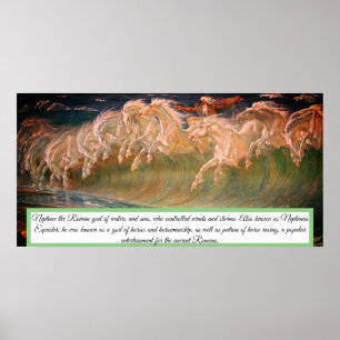 Neptunes paarden poster print
