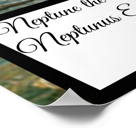 Neptunes paarden poster print (Hoek)