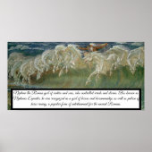 Neptunes paarden poster print (Voorkant)