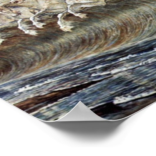 Neptunes paarden van Crane Walter Poster (Hoek)