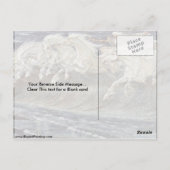 Neptunes paarden van Walter Crane Briefkaart (Achterkant)