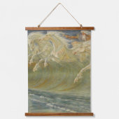 Neptunes paarden van Walter Crane Hangend Wandkleed (Voorkant 2)