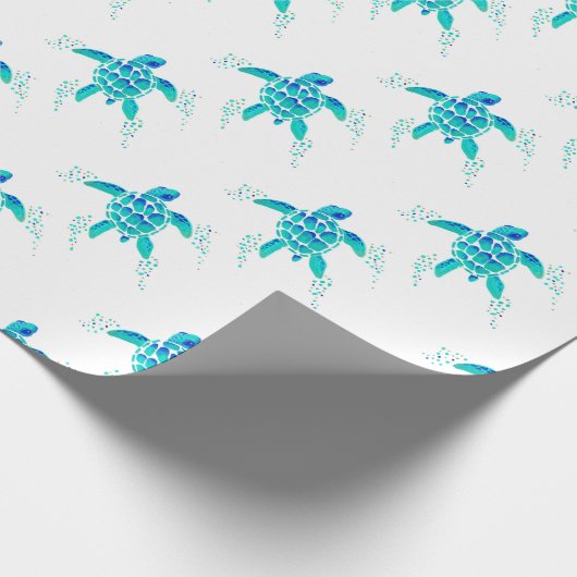 Neptunes schildpad cadeaupapier (Hoek)