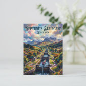 Neptune's Staircase Schotland Briefkaart (Staand voorkant)