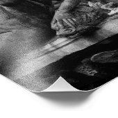 Neptune's standbeeld, Florence, Italië, grote afdr Foto Afdruk (Hoek)