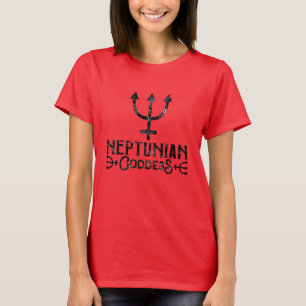 Neptuniaanse Godin Astrologie Neptunus Vissen T-shirt