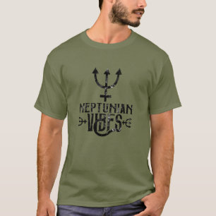 Neptuniaanse trillingen Vissen Astrologie Sterrenb T-shirt