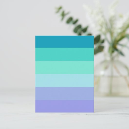 Neptunic Pride Flag  Briefkaart (Staand voorkant)