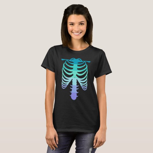 Neptunic Pride Flag Skeleton Neptunic T-shirt (Voorkant volledig)
