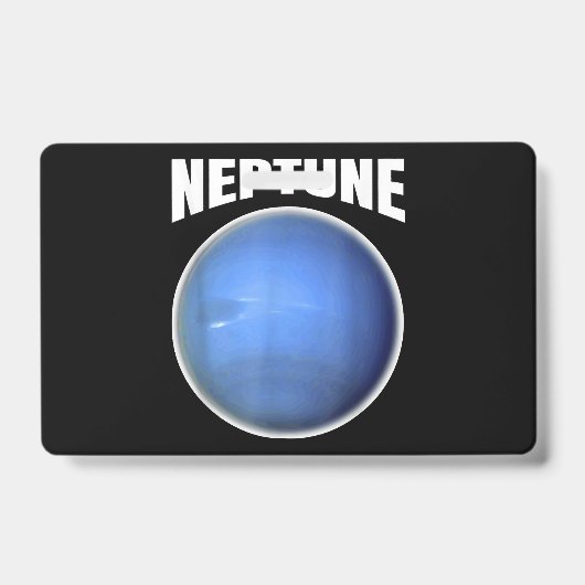 Neptunontwerp - Wetenschapsplaneet buitenruimte Badge (Voorzijde)