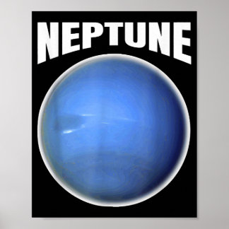 Neptunontwerp - Wetenschapsplaneet buitenruimte Poster