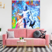 Neptunus Canvas Afdruk (Insitu (Woonkamer))