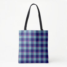 Neptunus en Golfblauw Plaid