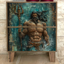 Neptunus Griekse God Decoupage Tissuepapier