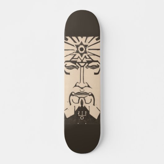 Neptunus Poseidon God van Zee Grieks Mythologie Persoonlijk Skateboard (Voorkant)