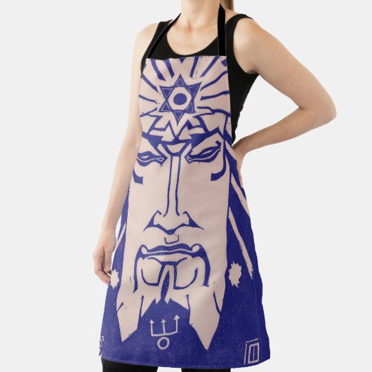 Neptunus Poseidon God van Zee Grieks Mythologie Schort (Insitu)