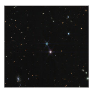 Neptunus Ring Systeem honderden sterrenstelsels We Foto Afdruk