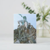Neptunusfontein in Berlijn Briefkaart (Staand voorkant)