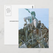 Neptunusfontein in Berlijn Briefkaart (Voorkant / Achterkant)