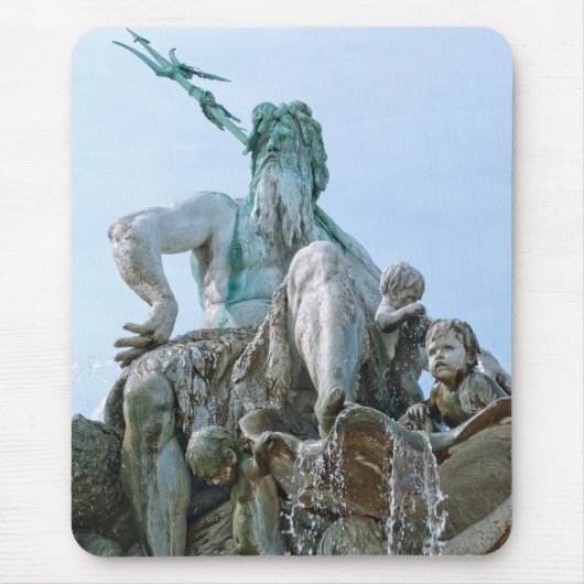 Neptunusfontein in Berlijn Muismat (Voorkant)