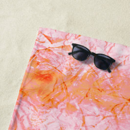 Nepvis van zalm, met gebleekte delen strandlaken