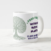 nepvoedselbos grote koffiekop (Voorkant rechts)