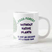 nepvoedselbos grote koffiekop (Rechts)