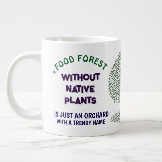 nepvoedselbos grote koffiekop (Links)