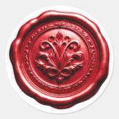Nepwas Envelope Zegel Stijl 4 Rood 8 (Voorkant)