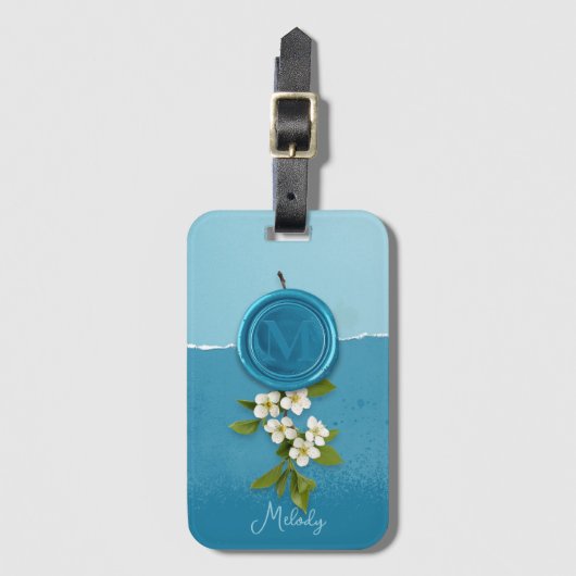 Nepwaszegel Gepersonaliseerde Bagage Tag Bagagelabel (Voorkant (verticaal))