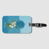 Nepwaszegel Gepersonaliseerde Bagage Tag Bagagelabel (Voorkant (horizontaal))