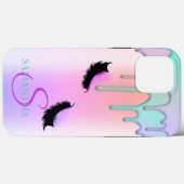 Nepwimpers Glitter Kleurrijke Druppels Case-Mate iPhone Case (Achterkant (horizontaal))