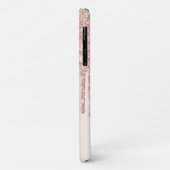 Nepwimpers Glitter Roze Goud Drips Case-Mate iPhone Case (Achterkant/links)