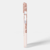 Nepwimpers Glitter Roze Goud Drips Case-Mate iPhone Case (Achterkant / Links)