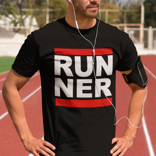Ner Funny Hip Hop runnen Satire T-shirt