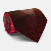 Nerd 0100101101 | Binaire cyberspace-code Stropdas (Opgerold)