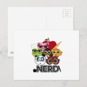 Nerd 3 briefkaart (Voorkant / Achterkant)